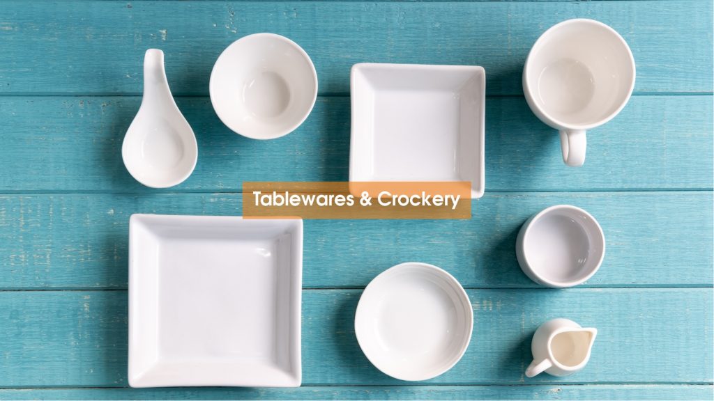 Best quality Ceramic Porcelain and Bone China Tableware & Crockery for hotels and household use in India